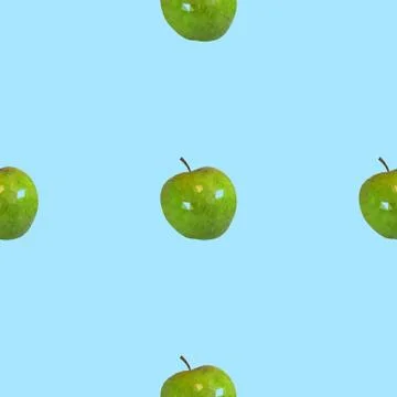Seamless pattern a apples Stock Illustration