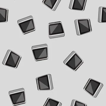 Seamless pattern appliance dishwasher kitchen cartoon vector 스톡 일러스트