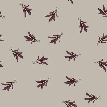Seamless pattern aquatic aquarium plant cartoon vector イラスト素材