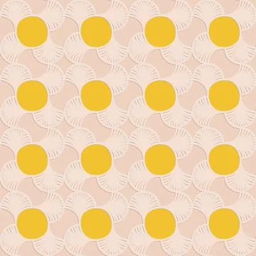 Seamless pattern in arabic background style, ornate beige yellow orange backg Illustrazione stock