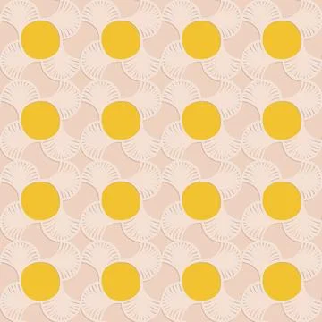 Seamless pattern in arabic background style, ornate beige yellow orange backg Illustrazione stock