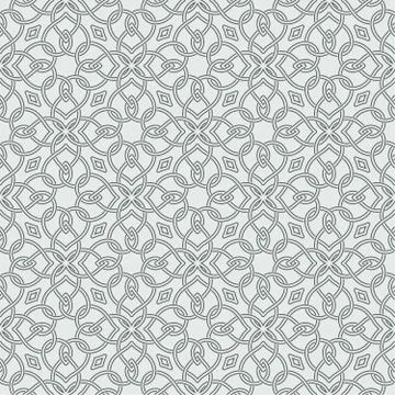 Seamless pattern in arabic style Stock Illustration