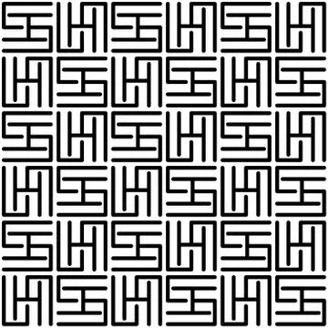 Seamless pattern of arbitrary lines for the background, banner, screen saver, Stock Illustration