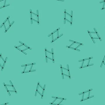 Seamless pattern architect ruler builder cartoon vector Stock Illustration