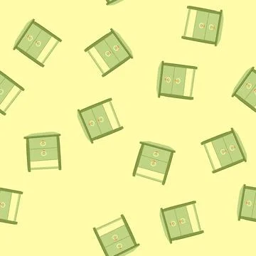Seamless pattern archive file cabinet cartoon vector Stock-Illustration