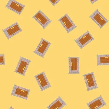 Seamless pattern archway ancient medieval door cartoon vector 库存插图