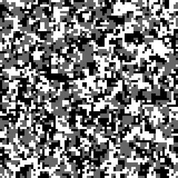 Seamless pattern arctic pixel noise on a light gray snow background 스톡 일러스트