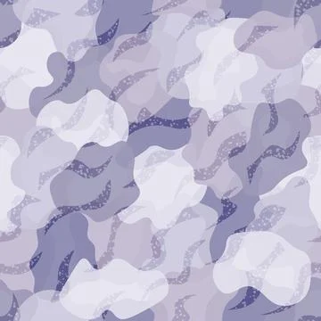 Seamless pattern arctic waves of the snow on a light gray background 스톡 일러스트
