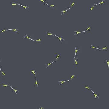 Seamless pattern arm grabber tool cartoon vector Stock Illustration