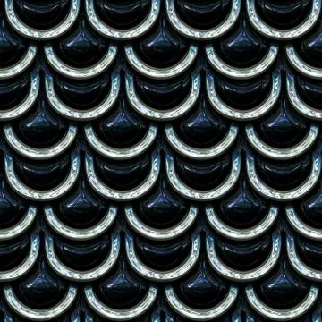 Seamless  pattern  of armour scale Ilustración de archivo