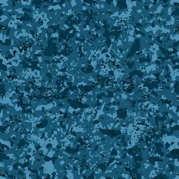 Seamless pattern army blue camouflage grunge Stock Illustration