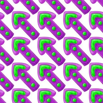 Seamless pattern with arrow Stock Illustration