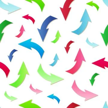 Seamless pattern with arrows Stock Illustration