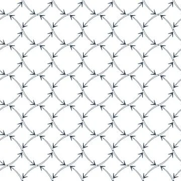 Seamless pattern of arrows Illustrazione stock