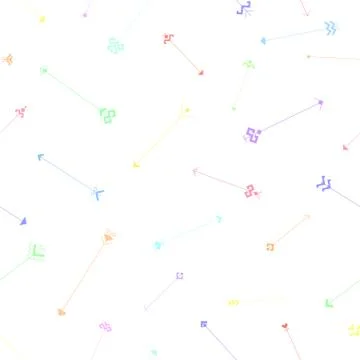 Seamless pattern with arrows Stock Illustration