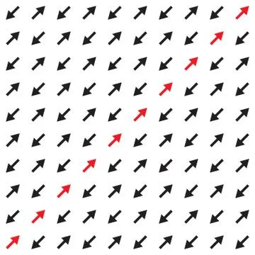 Seamless pattern with arrows Stock-Illustration