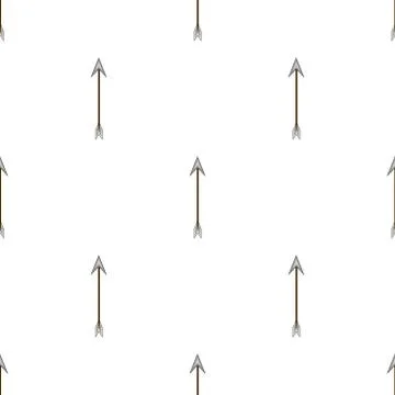 Seamless pattern with arrows on white background. Vector illustration. 스톡 일러스트