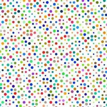 Seamless pattern art with dots random colored grid vector illustration Stock Illustration