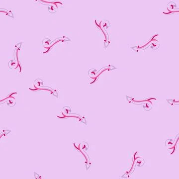 Seamless pattern art graffiti arrow cartoon vector Stock Illustration