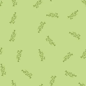 Seamless pattern art olive border divider cartoon vector イラスト素材