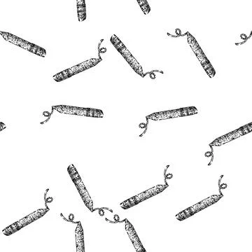 Seamless pattern art pencil sketch hand drawn Illustration