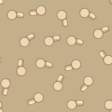 Seamless pattern asian bamboo steamer cartoon vector 库存插图