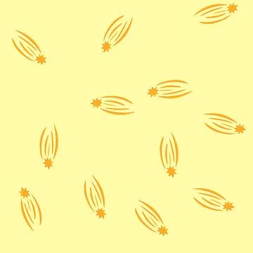 Seamless pattern asteroid shooting star space cartoon vector 스톡 일러스트