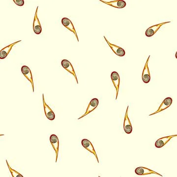 Seamless pattern astronomy meteor cartoon vector Illustrazione stock
