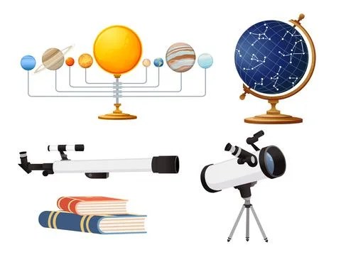 Seamless pattern Astronomy science courses online education concept or school Stock Illustration