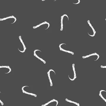 Seamless pattern atmosphere plane smoke trail cartoon vector Stock Illustration