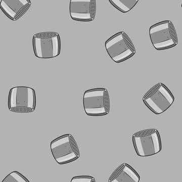 Seamless pattern attachment faucet aerator cartoon vector Stock Illustration