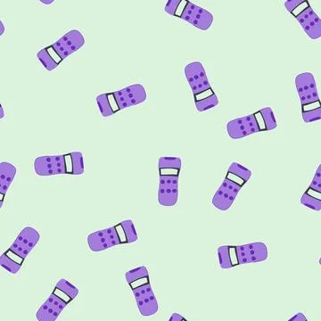 Seamless pattern audience voting clicker cartoon vector Stock Illustration