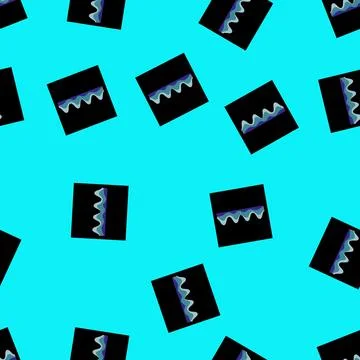 Seamless pattern audio equalizer music cartoon vector Stock Illustration