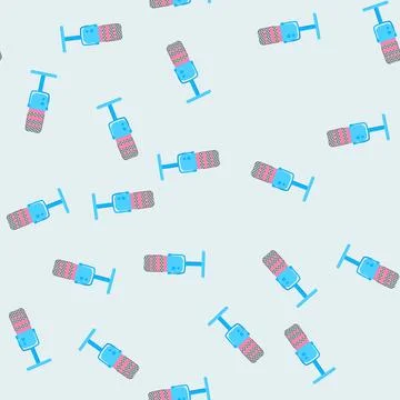 Seamless pattern audio microphone music cartoon vector Stock Illustration