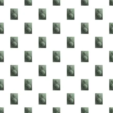 Seamless pattern with audio speakers creating a rhythmic background イラスト素材