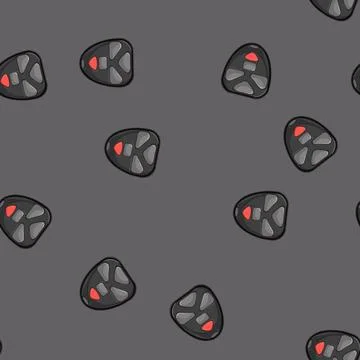 Seamless pattern auto car key cartoon vector Stock Illustration