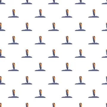 Seamless pattern with automatic car gear shift lever Stock Illustration