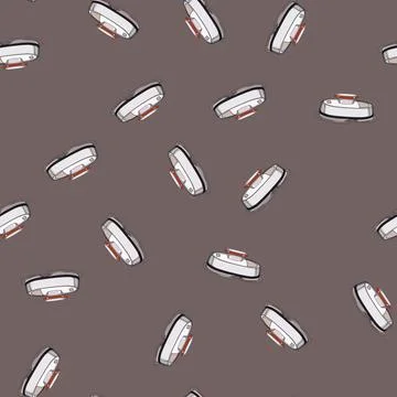Seamless pattern automatic glass cleaning robot cartoon vector Stock Illustration