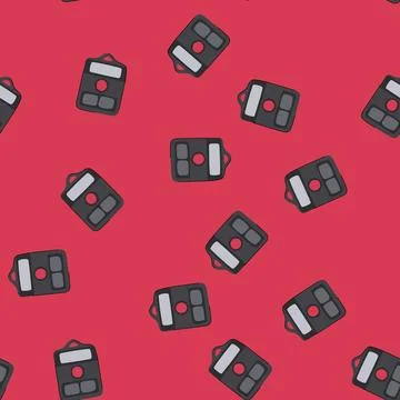 Seamless pattern automobile car key cartoon vector Stock Illustration