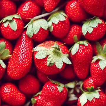 Seamless pattern autumn cornucopia center piece strawberry Stock-Fotos