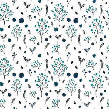 Seamless pattern with autumn elements 스톡 일러스트