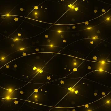 Seamless pattern autumn Stock Illustration