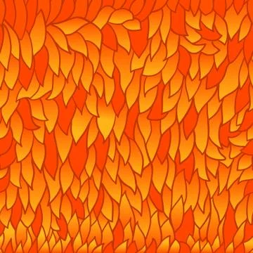 Seamless pattern with autumn leaves Stock Illustration