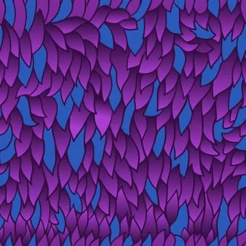 Seamless pattern with autumn leaves Stock Illustration