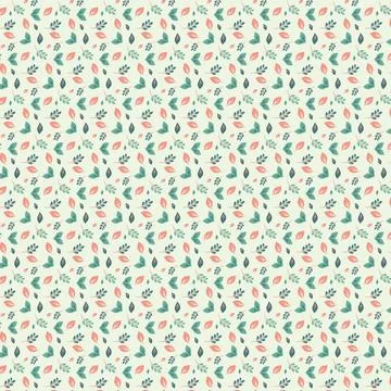 Seamless pattern with autumn leaves. Stock Illustration