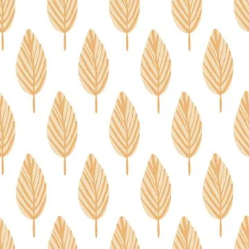 Seamless pattern with autumn leaves. Stock Illustration