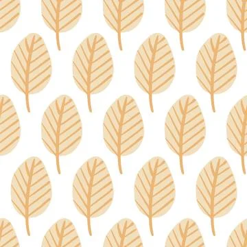 Seamless pattern with autumn leaves. Stock Illustration