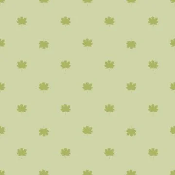 Seamless pattern with autumn maple leaves. Stock Illustration