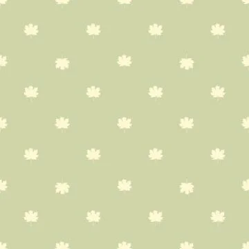 Seamless pattern with autumn maple leaves. イラスト素材