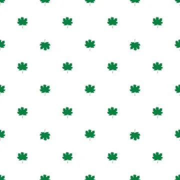 Seamless pattern with autumn maple leaves. Illustrazione stock